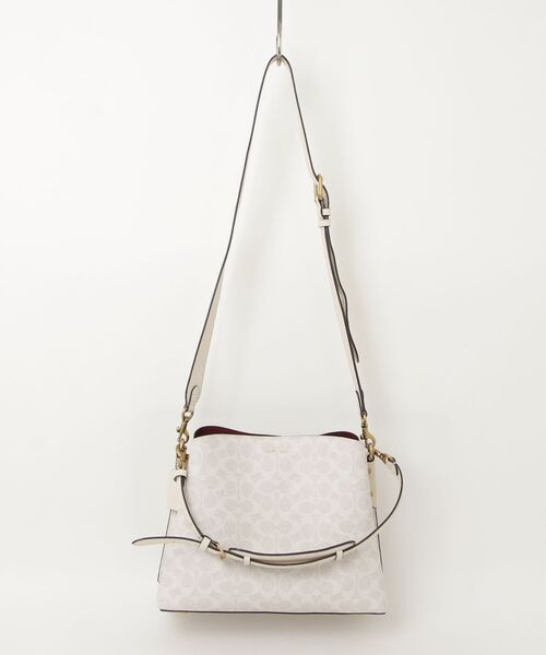 「COACH」 2WAYバッグ フリ- ホワイト系その他 レディースの画像