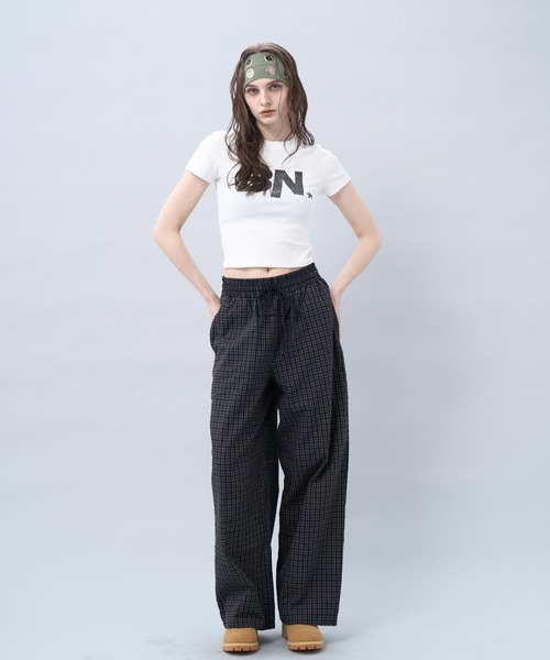 BENUA ワイドパンツ パンツ Wide easy pants 一 ワイドイージーパンツ 