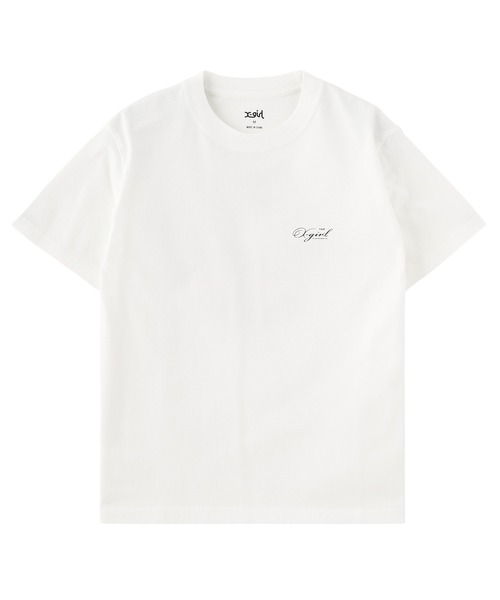 X-girl（エックスガール） tシャツ FACE RED LABEL S/S TEE レディース