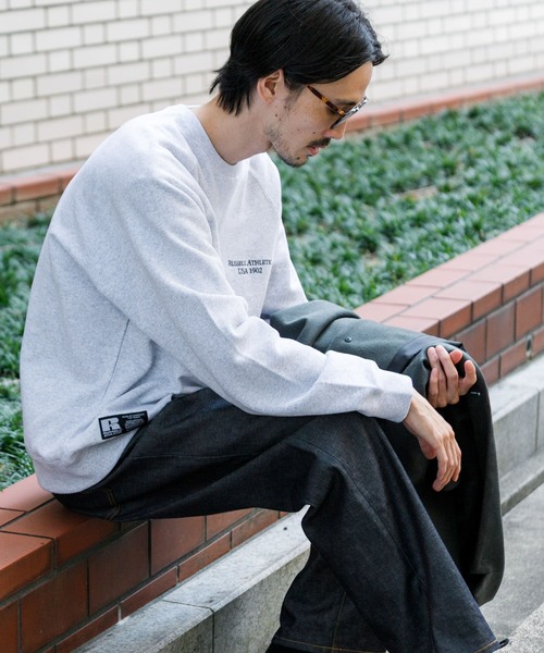 「Russell Athletic」 スウェットカットソー MEDIUM グレー系その他 メンズ_画像5