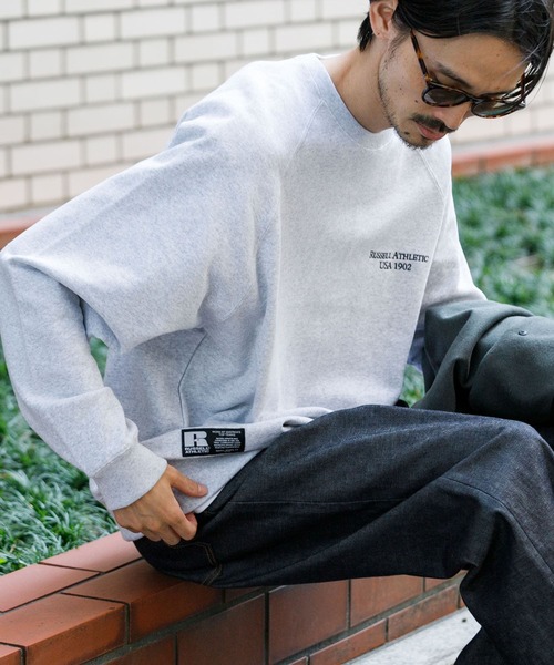 「Russell Athletic」 スウェットカットソー MEDIUM グレー系その他 メンズ_画像8