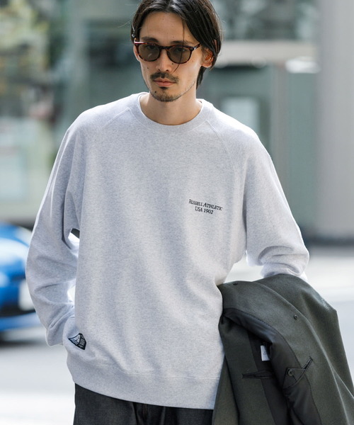 「Russell Athletic」 スウェットカットソー MEDIUM グレー系その他 メンズ_画像9