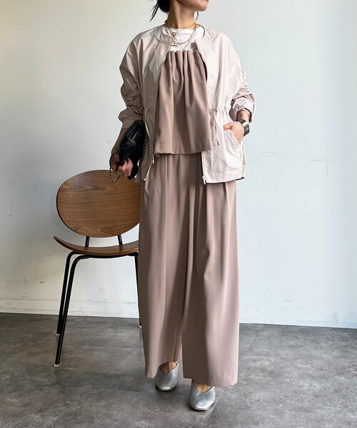 un dix cors（アンディコール） ブルゾン アウター メモリータフタノー