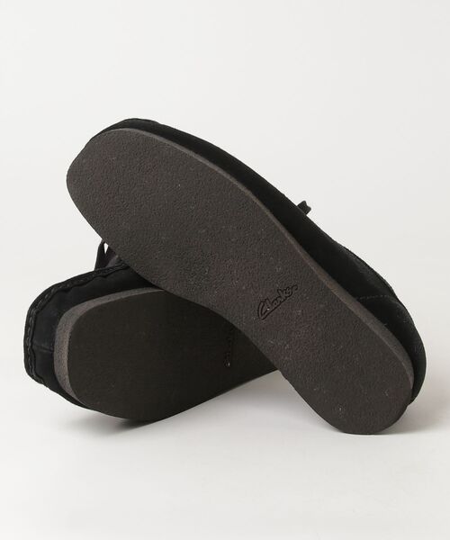 「Clarks」 モカシンシューズ 26.5cm ブラック メンズの画像