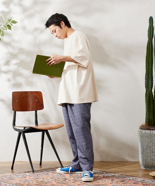 「ARMY TWILL」 7分袖Tシャツ LARGE カーキ メンズ_画像4
