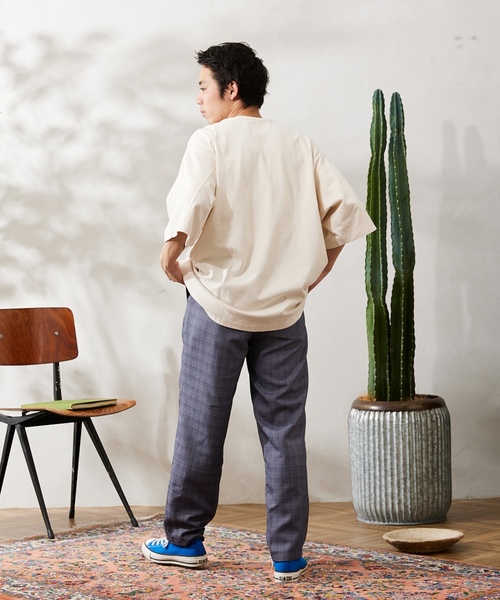 「ARMY TWILL」 7分袖Tシャツ LARGE カーキ メンズ_画像6
