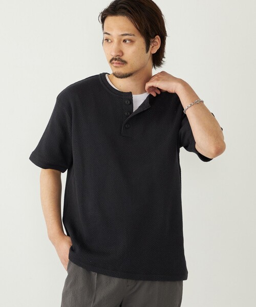 SHIPS Colors（シップスカラーズ） ヘンリーネック tシャツ SHIPS