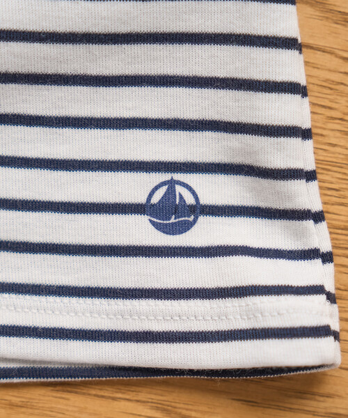 tシャツ PETIT BATEAU × FREAK'S STORE/プチバトー 別注 WAPPEN T-shirt/別注 ワッペンTシャツ レディースの画像
