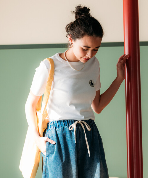 tシャツ PETIT BATEAU × FREAK'S STORE/プチバトー 別注 WAPPEN T-shirt/別注 ワッペンTシャツ レディースの画像