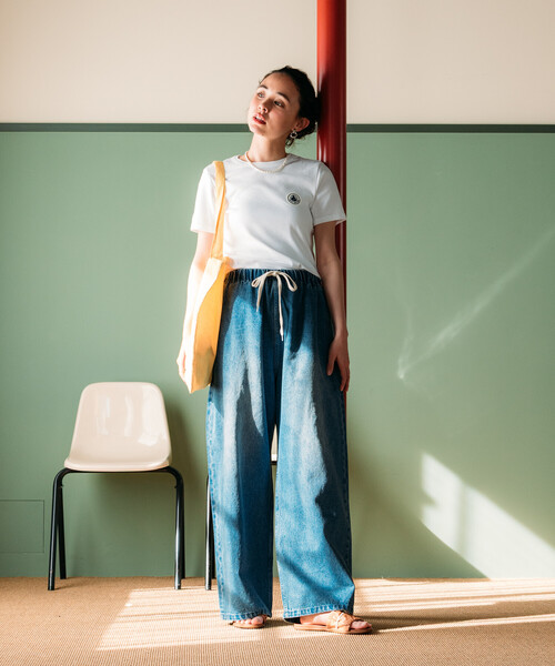tシャツ PETIT BATEAU × FREAK'S STORE/プチバトー 別注 WAPPEN T-shirt/別注 ワッペンTシャツ レディースの画像