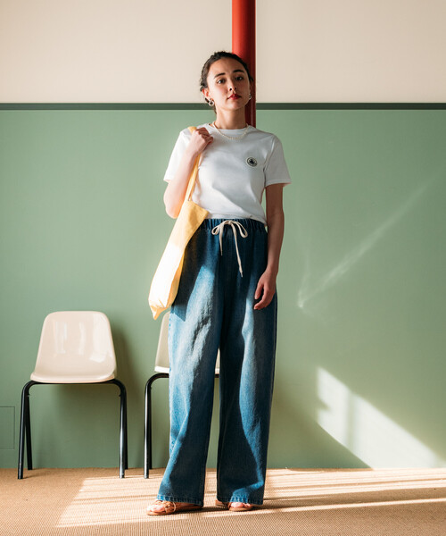 tシャツ PETIT BATEAU × FREAK'S STORE/プチバトー 別注 WAPPEN T-shirt/別注 ワッペンTシャツ レディースの画像