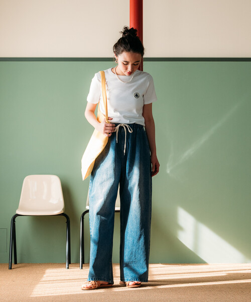 tシャツ PETIT BATEAU × FREAK'S STORE/プチバトー 別注 WAPPEN T-shirt/別注 ワッペンTシャツ レディースの画像