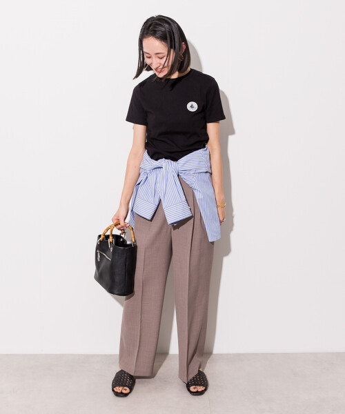 tシャツ PETIT BATEAU × FREAK'S STORE/プチバトー 別注 WAPPEN T-shirt/別注 ワッペンTシャツ レディースの画像