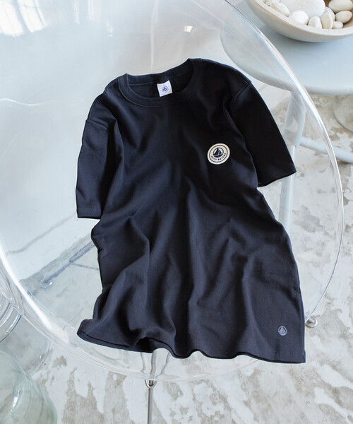 tシャツ PETIT BATEAU × FREAK'S STORE/プチバトー 別注 WAPPEN T-shirt/別注 ワッペンTシャツ レディースの画像
