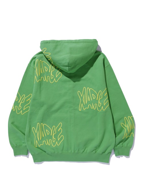 「XLARGE」 ジップアップパーカー X-LARGE ライトグリーン メンズの画像