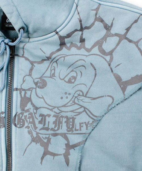 GALFY（ガルフィー） パーカー 「GALFY/ガルフィー」穴の向こうにわん 