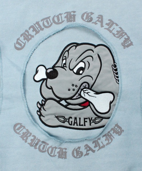 GALFY（ガルフィー） パーカー 「GALFY/ガルフィー」穴の向こうにわん
