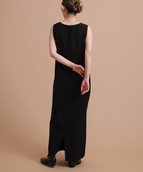 「select MOCA」 コンビワンピース MEDIUM ブラック レディースの画像