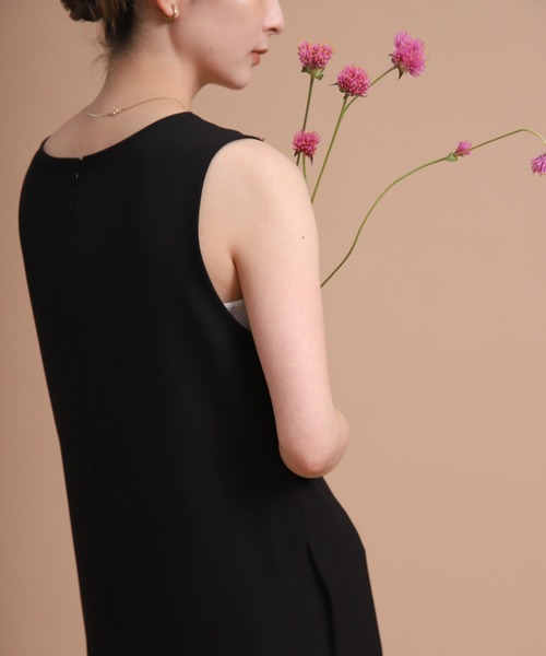 「select MOCA」 コンビワンピース MEDIUM ブラック レディースの画像