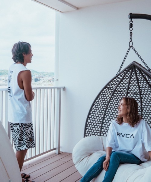 「RVCA」 半袖Tシャツ FREE ブラック メンズ_画像9