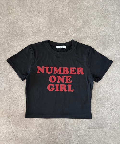 tシャツ Y2K ロゴ ショート丈ミニT / クロップド チビT レディース