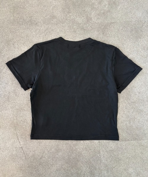 tシャツ Y2K ロゴ ショート丈ミニT / クロップド チビT レディース