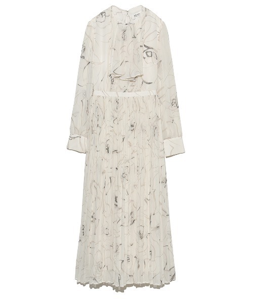 HANAE MORI×CELFORDコラボ バタフライプリントワンピース 36 セル