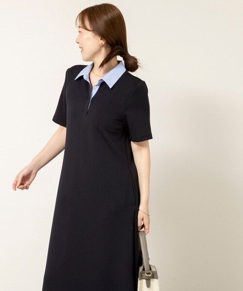 ワンピース soor ploom Shift Dress4y NOLLEY'S Sophi（ノーリーズソフィー） ワンピース ウォッシャブルポロ