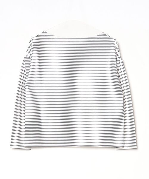 「loaf」 ボーダー柄長袖カットソー ONE SIZE ホワイト レディース_画像2