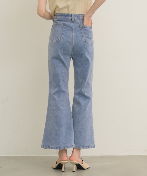 「NEUNA」 デニムパンツ LARGE ホワイト レディース_画像2
