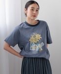 tシャツ 半袖 「daily CLIP」フラワ...の詳細画像1