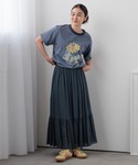 tシャツ 半袖 「daily CLIP」フラワ...の詳細画像4