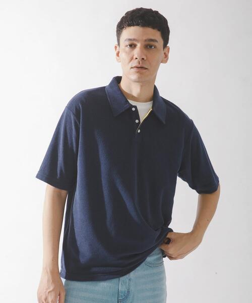 URBAN RESEARCH Sonny Label ポロシャツ 半袖 配色パイルポロシャツ