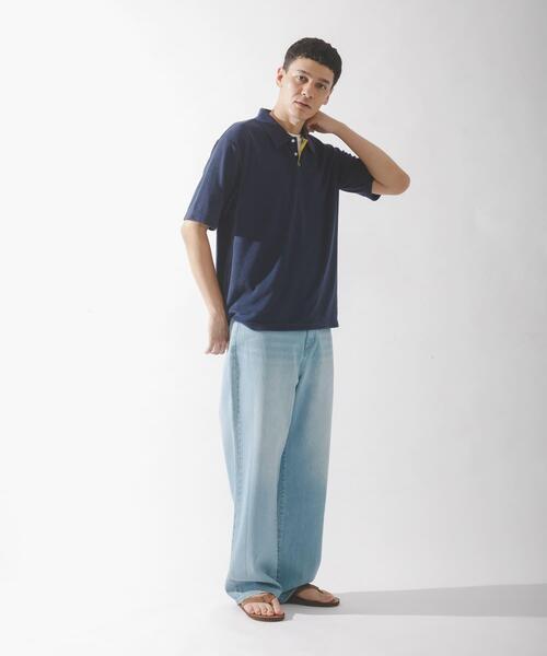 URBAN RESEARCH Sonny Label ポロシャツ 半袖 配色パイルポロシャツ