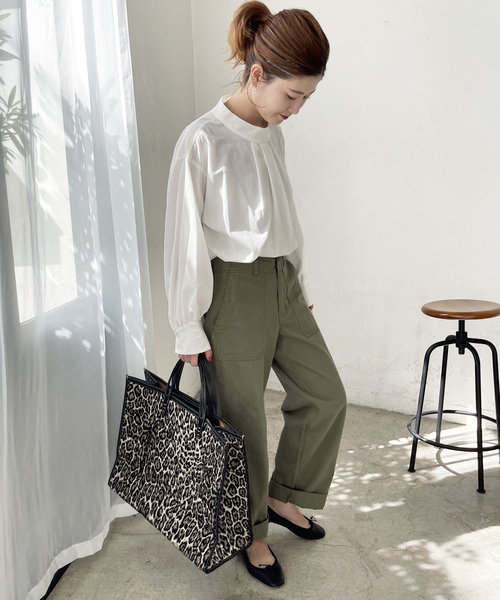 「Spick & Span」 長袖ブラウス FREE ホワイト レディース_画像3