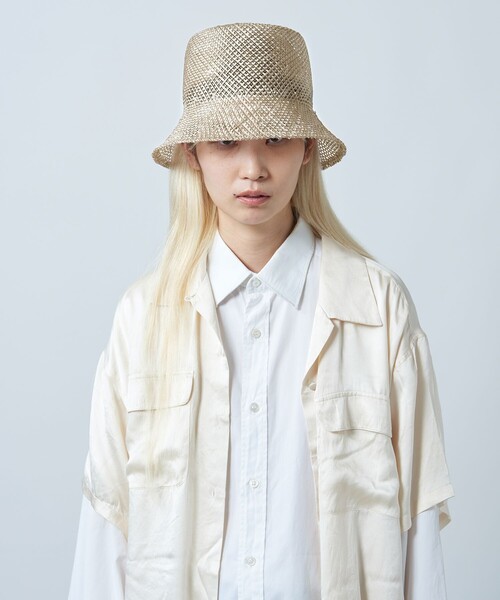 「La Maison de Lyllis」 ストローハット ONE SIZE ナチュラル レディース_画像7