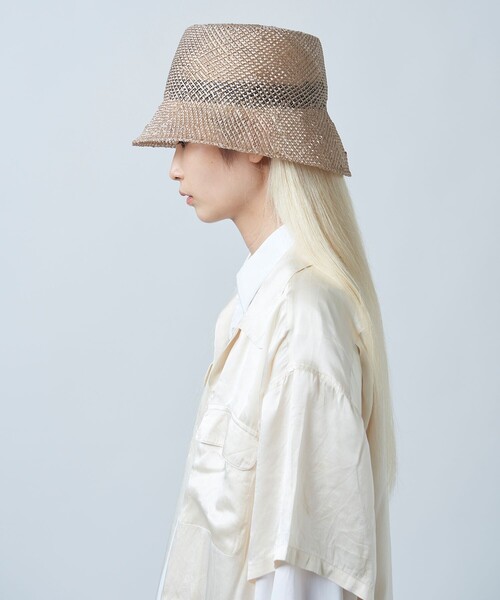「La Maison de Lyllis」 ストローハット ONE SIZE ナチュラル レディース_画像8