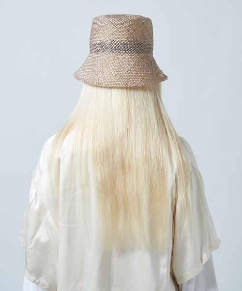 「La Maison de Lyllis」 ストローハット ONE SIZE ナチュラル レディース_画像9