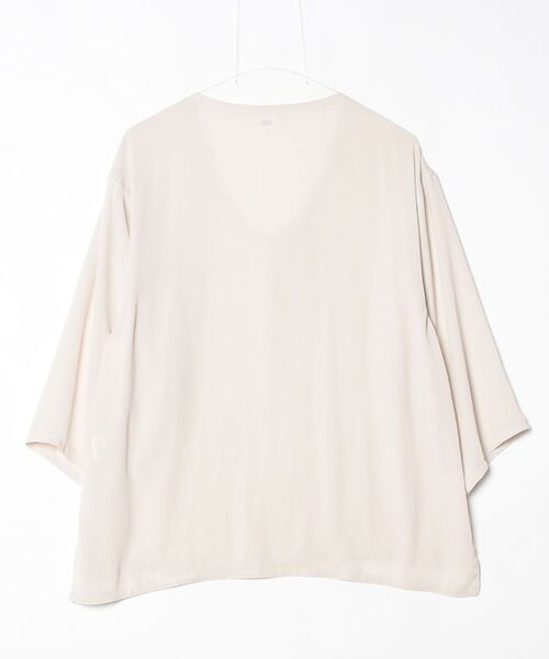 「IENA LA BOUCLE」 7分袖ブラウス - ベージュ レディース_画像2