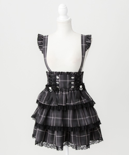 DearMyLovewhip サス付きスカート ディアマイラブフリップ 6L DearMyLoveWhip（ディアマイラブホイップ） スカート 夏 フリル