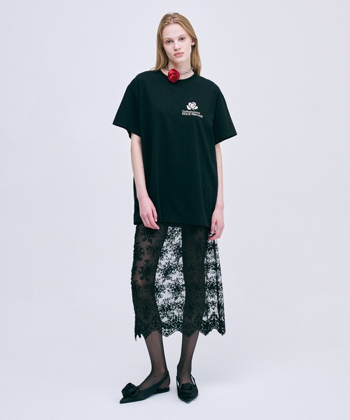 「Mardi Mercredi」 半袖Tシャツ FREE ブラック レディース_画像2
