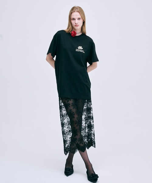 「Mardi Mercredi」 半袖Tシャツ FREE ブラック レディース_画像4