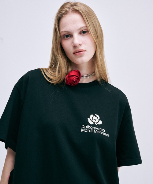 「Mardi Mercredi」 半袖Tシャツ FREE ブラック レディース_画像5