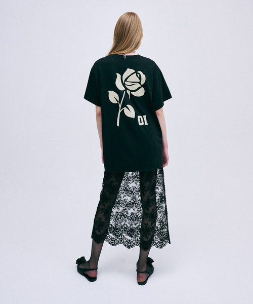 「Mardi Mercredi」 半袖Tシャツ FREE ブラック レディース_画像6