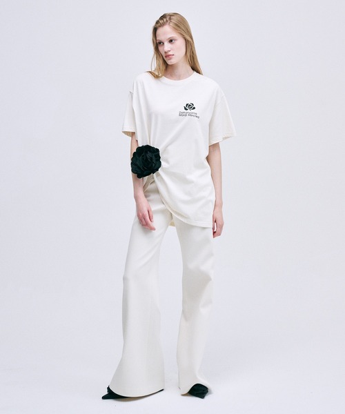 「Mardi Mercredi」 半袖Tシャツ FREE ブラック レディース_画像8