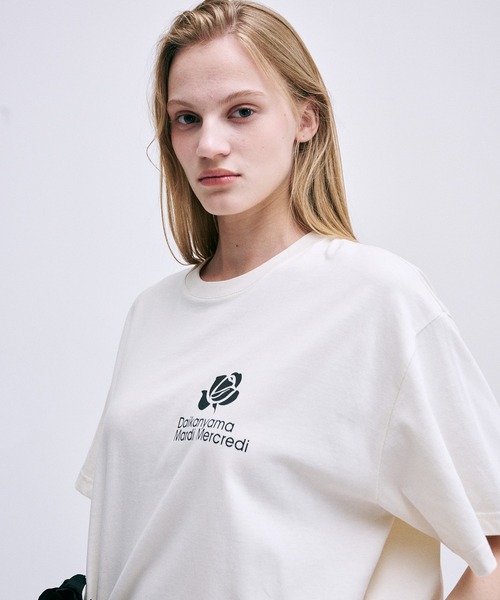 「Mardi Mercredi」 半袖Tシャツ FREE ブラック レディース_画像9
