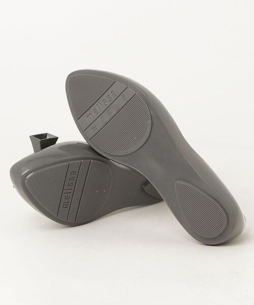 「melissa」 フラットパンプス 24cm グレー レディース_画像3
