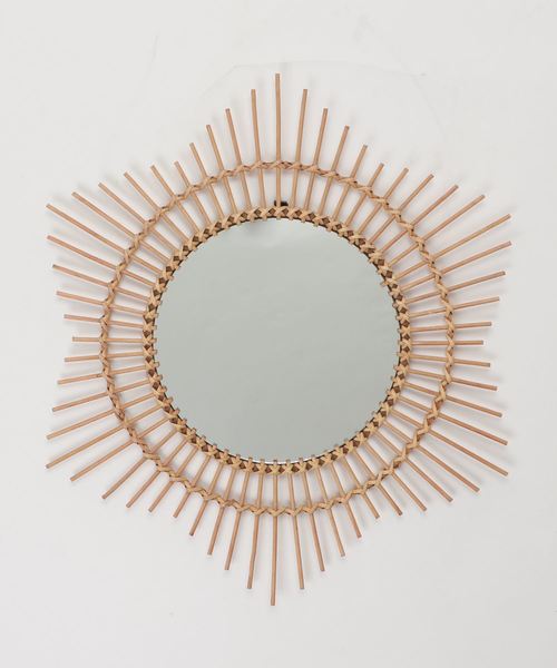 鏡 rotta rattan mirror etoile L a.depeche（アデペシュ） 鏡 rotta rattan mirror etoile L / ロッタ