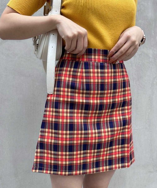 SPIGA（スピーガ） スカート チェックタイトスカート : ZOZOTOWN Yahoo