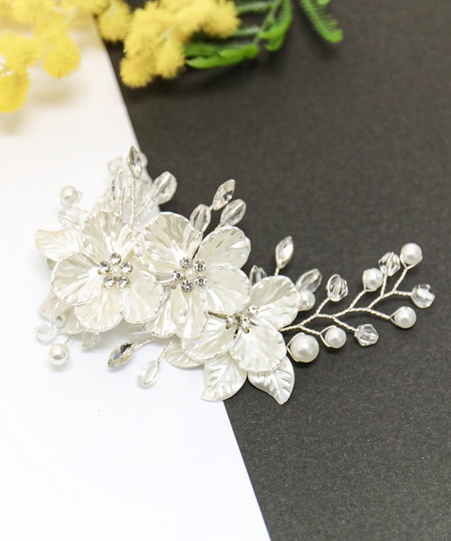 ハンドメイドベビーヘアクリップ  ヘアクリップ  ＊ホワイト＊様 楽天市場】【 ベビー ヘアクリップ 】 ニット 手編み フラワー